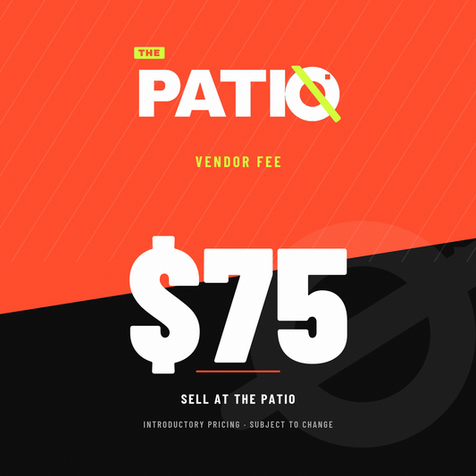 The Patio: vendor application fee